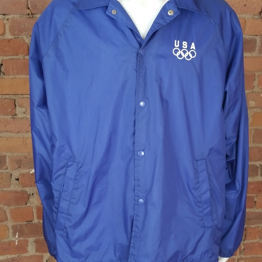 🥇🇺🇸Mens  Vintage USA Windbreaker Size XL - Picture 3 of 8